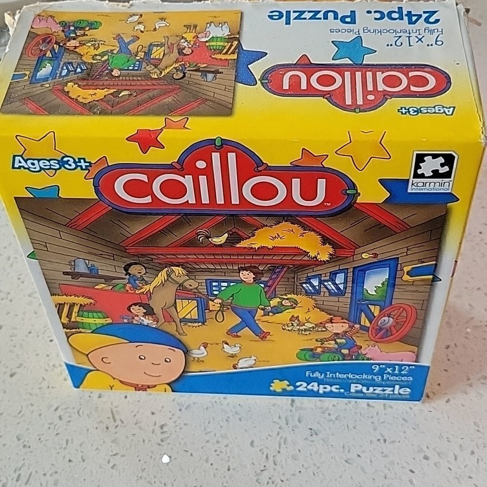 Caillou 24 piece puzzle - 5$ or free add on with bundle